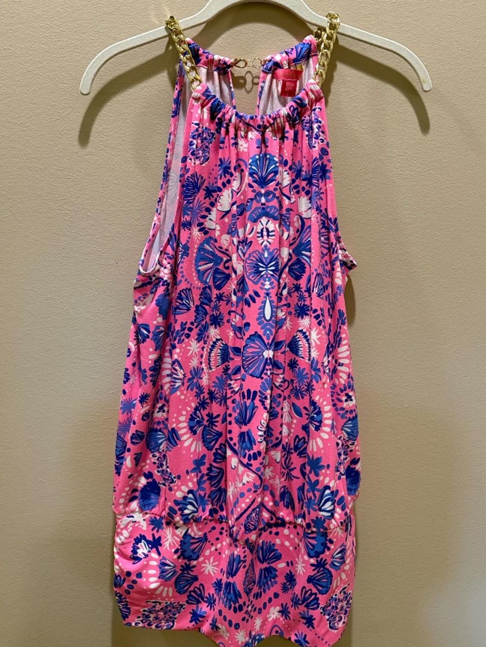 Lilly Pulitzer Bowen Halter Top | Havana Pink | Medium | NEW WITH TAGS